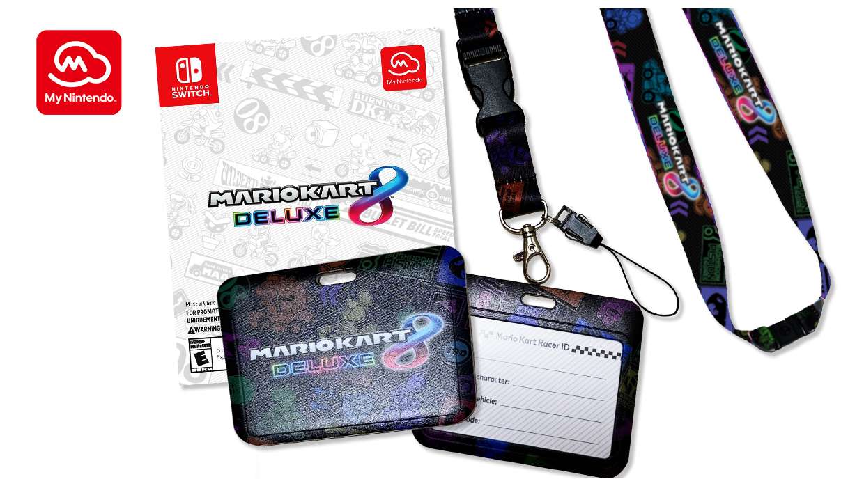 Mario Kart™ 8 Deluxe License Holder with Lanyard - Nintendo